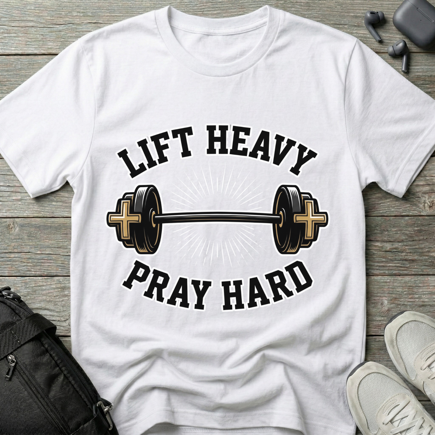 Lift Heavy Pray Hard T-Shirt