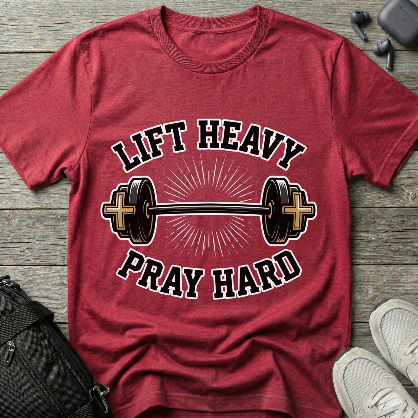 Lift Heavy Pray Hard T-Shirt