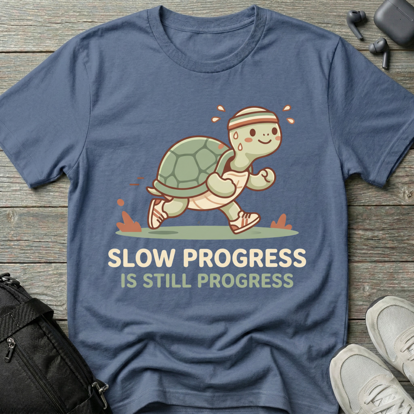 "Slow Progress Is Still Progress" Inspirational T-Shirt