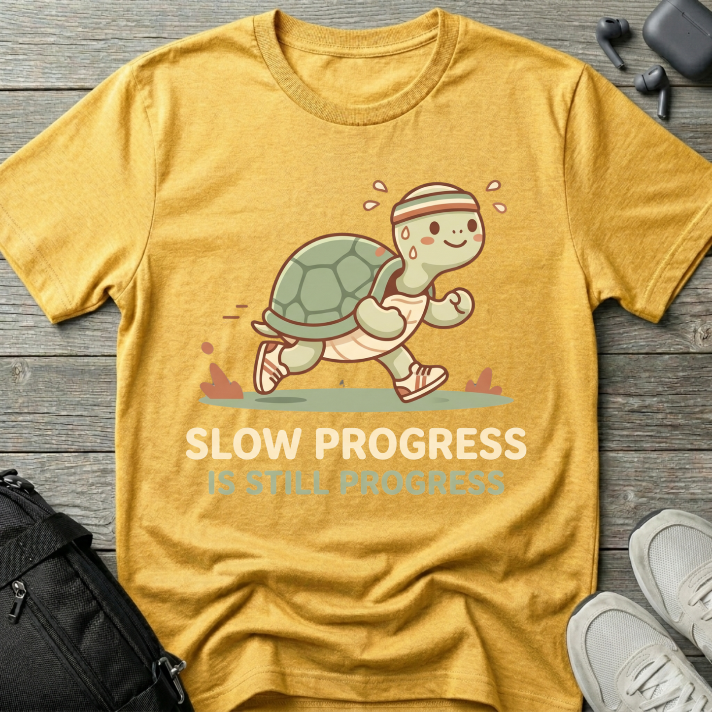 "Slow Progress Is Still Progress" Inspirational T-Shirt