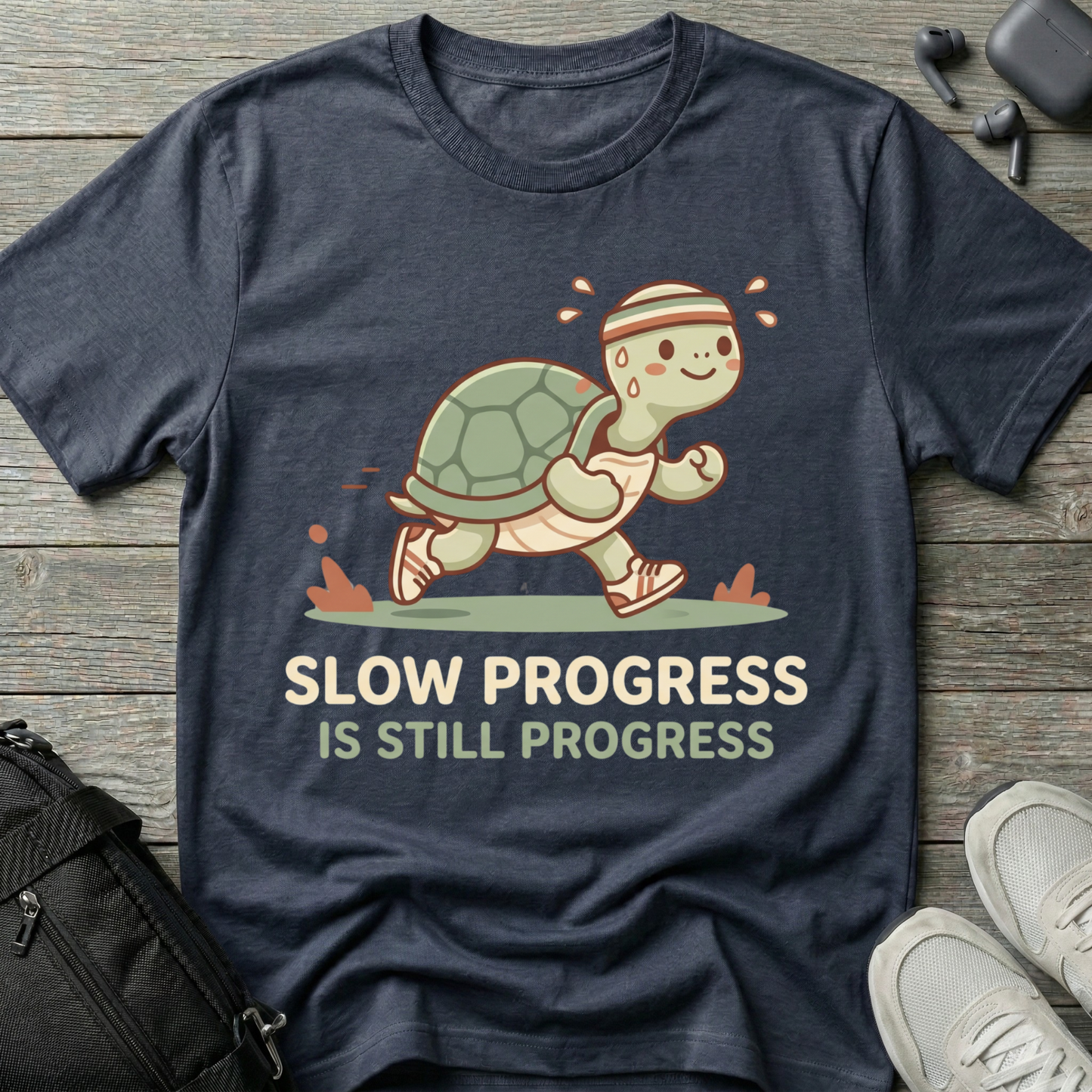 "Slow Progress Is Still Progress" Inspirational T-Shirt