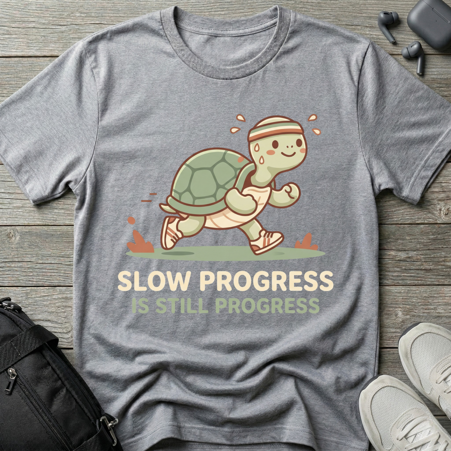 "Slow Progress Is Still Progress" Inspirational T-Shirt