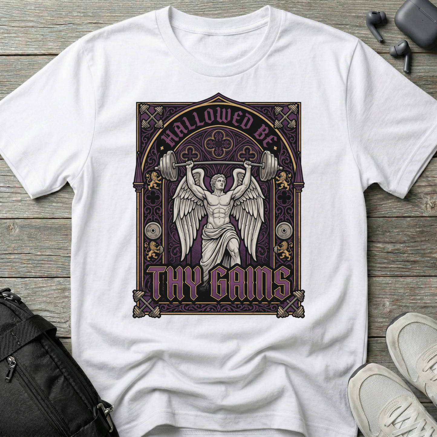 Hallowed Be Thy Gains  T‑Shirt