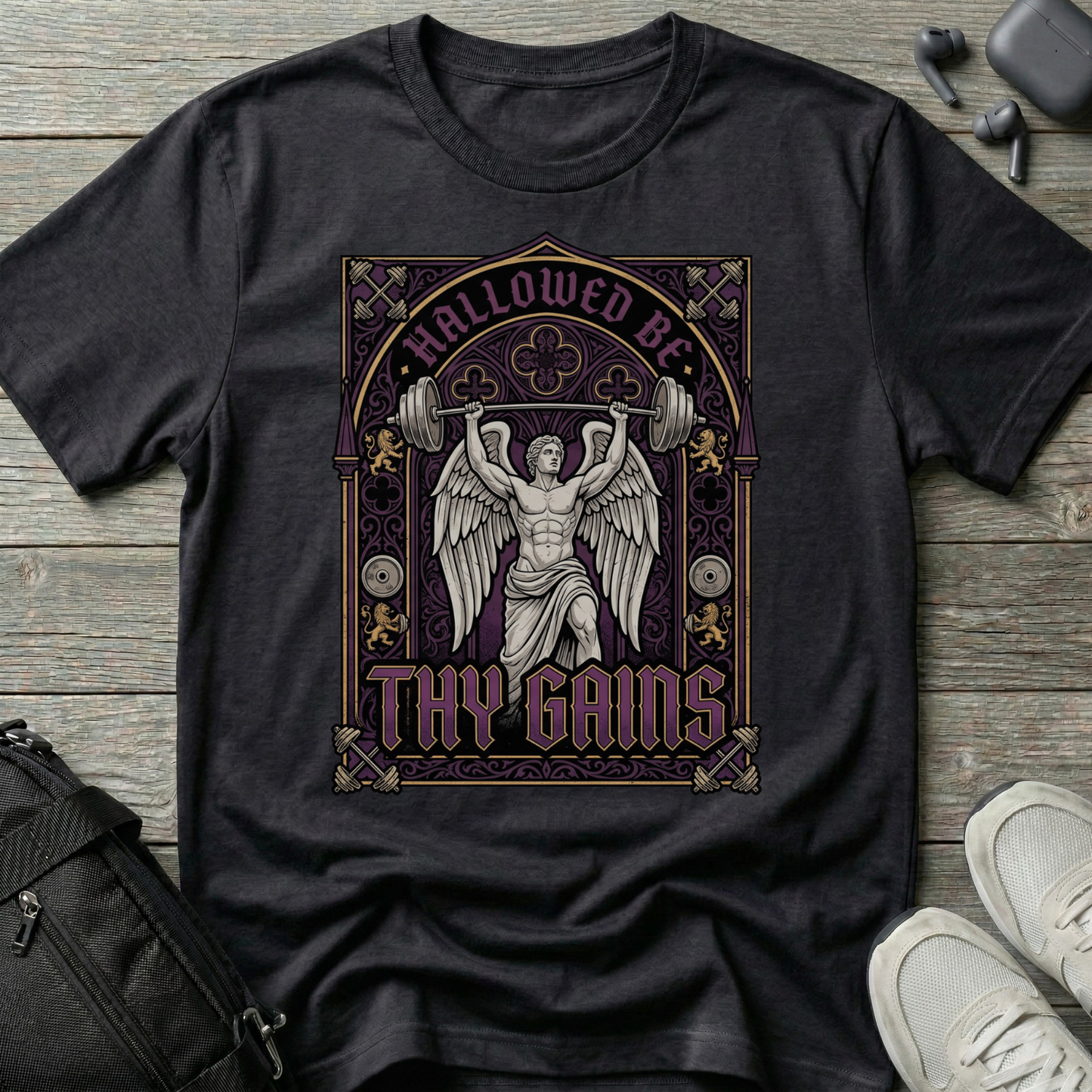 Hallowed Be Thy Gains  T‑Shirt
