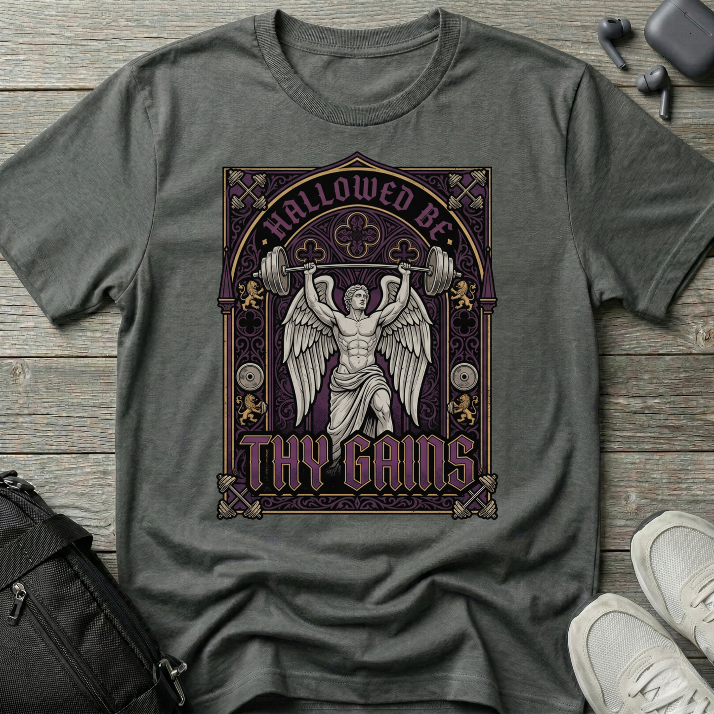 Hallowed Be Thy Gains  T‑Shirt