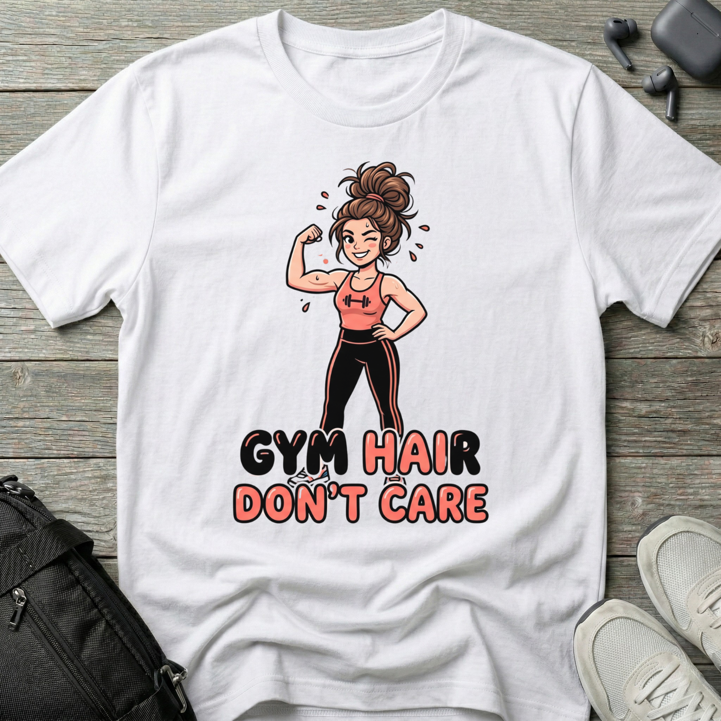 Gym Hair Don’t Care  T-Shirt