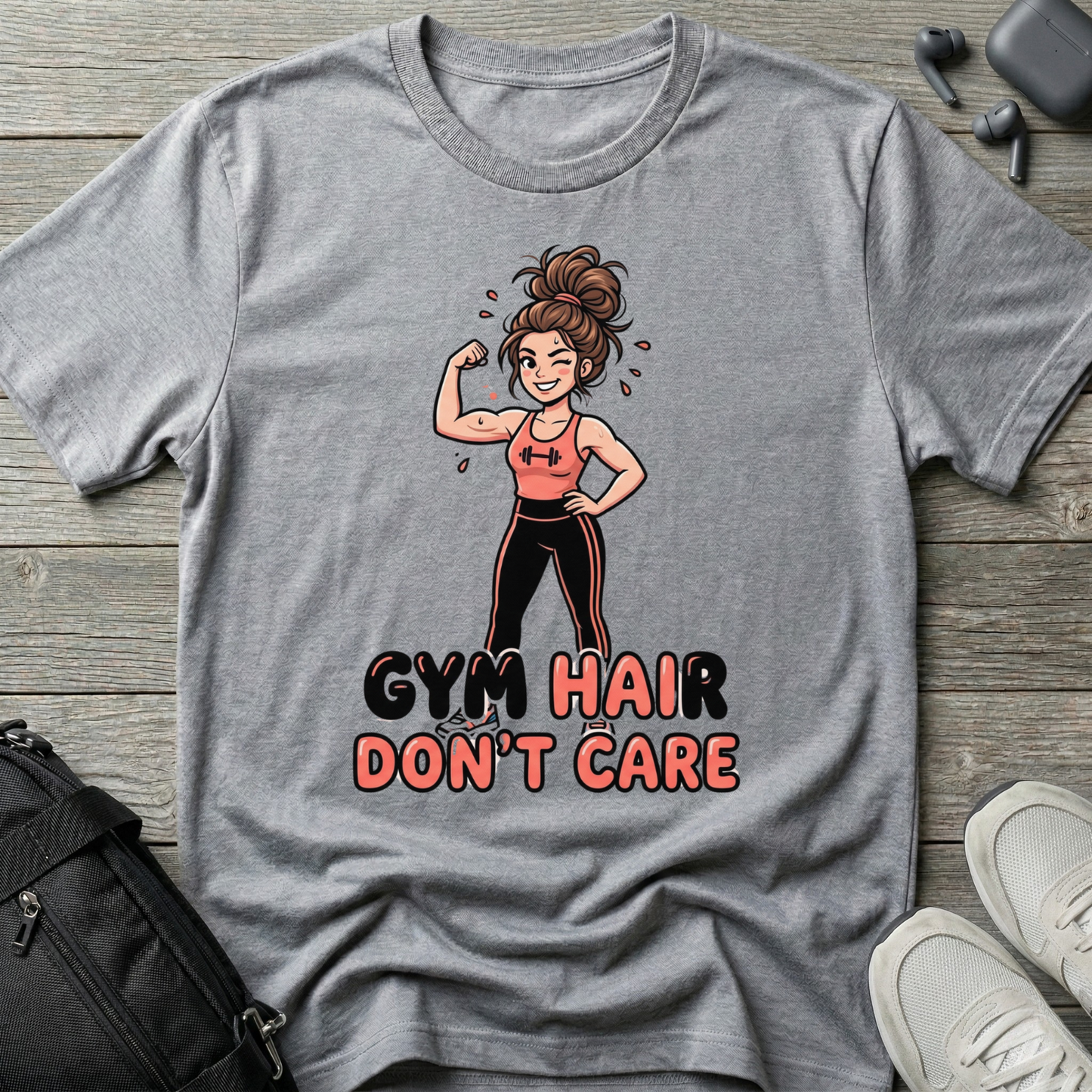 Gym Hair Don’t Care  T-Shirt