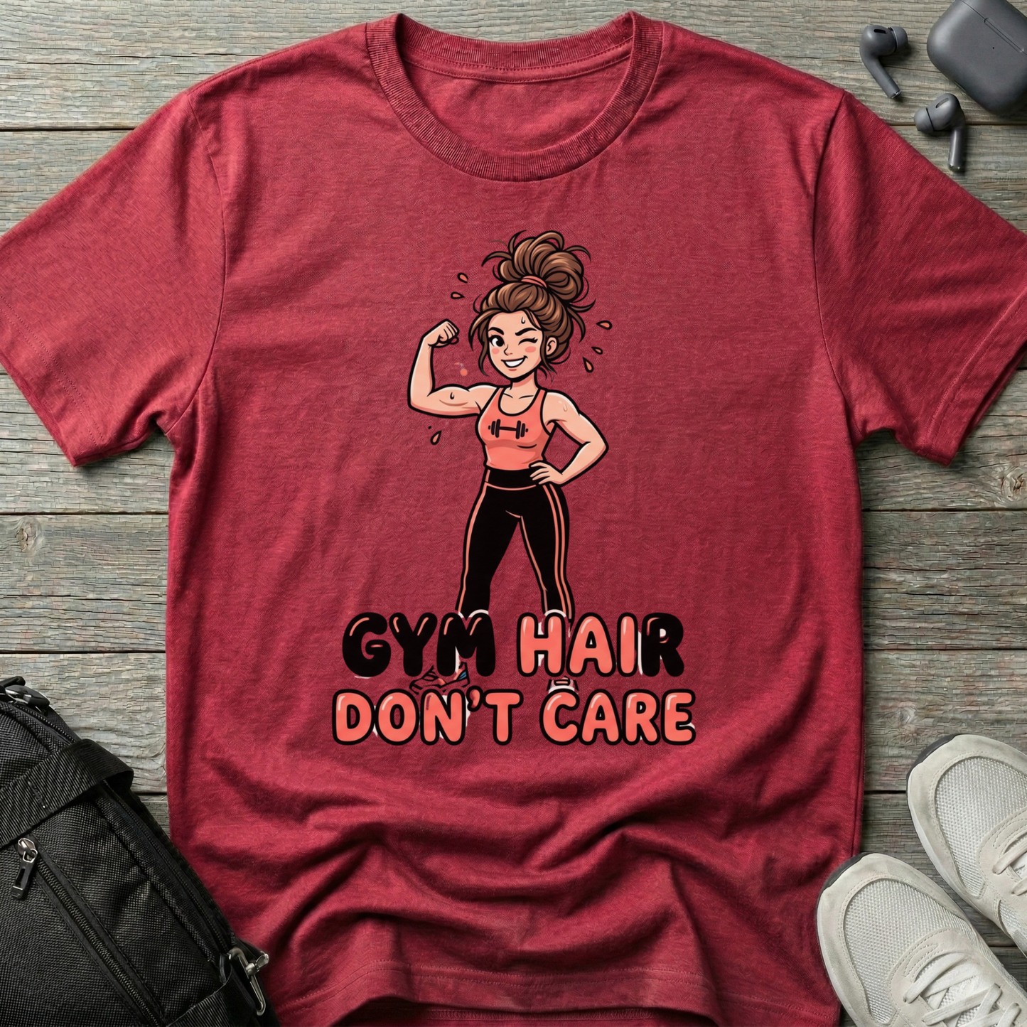 Gym Hair Don’t Care  T-Shirt