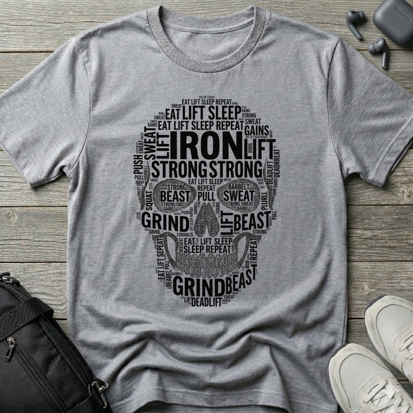 Iron Life Skull Gym T-Shirt