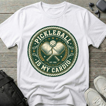 Pickleball T-Shirt — "Pickleball Is My Cardio"