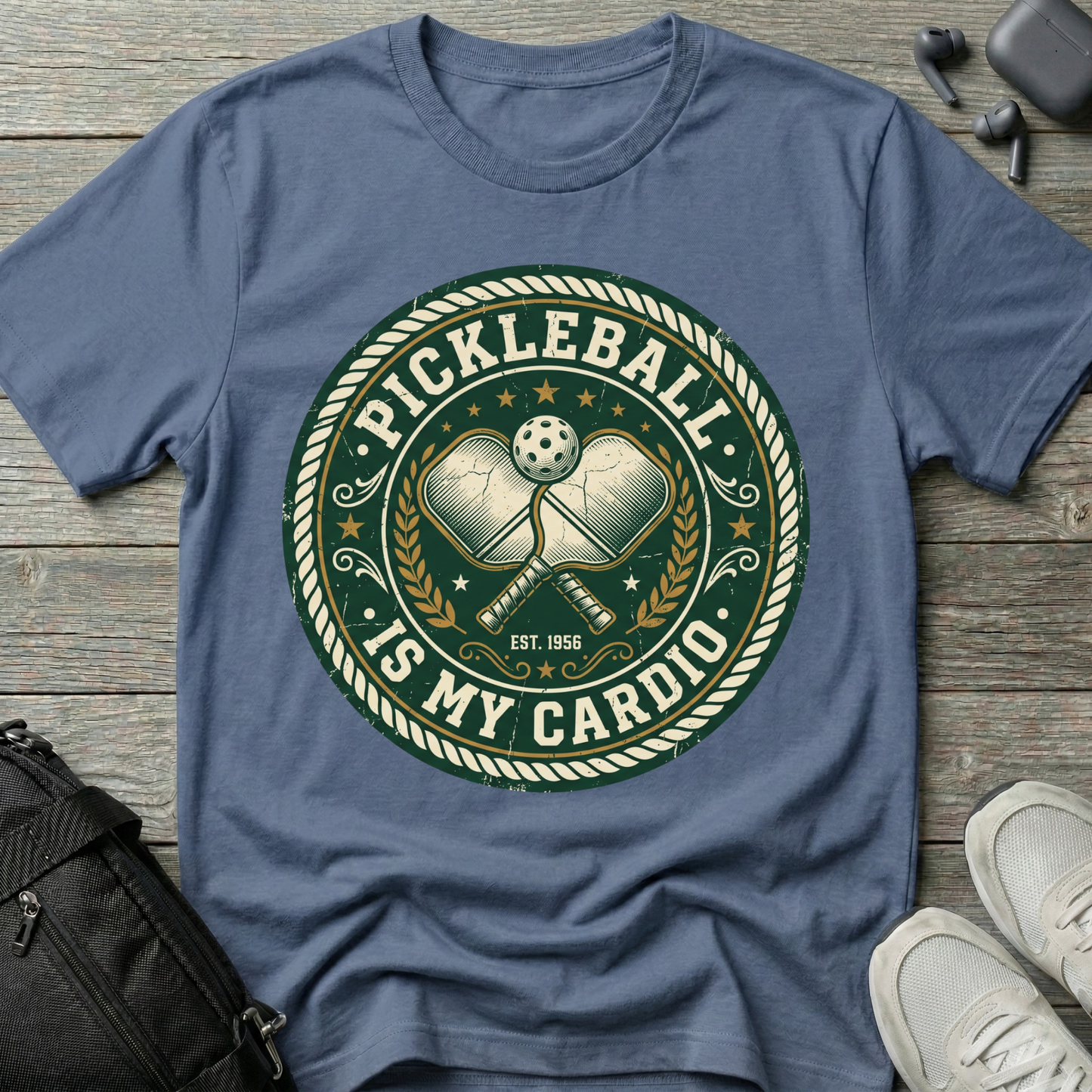 Pickleball T-Shirt — "Pickleball Is My Cardio"