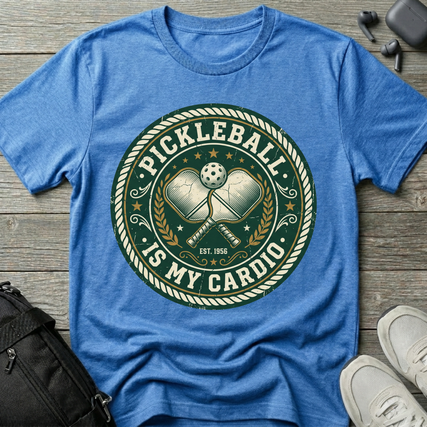 Pickleball T-Shirt — "Pickleball Is My Cardio"