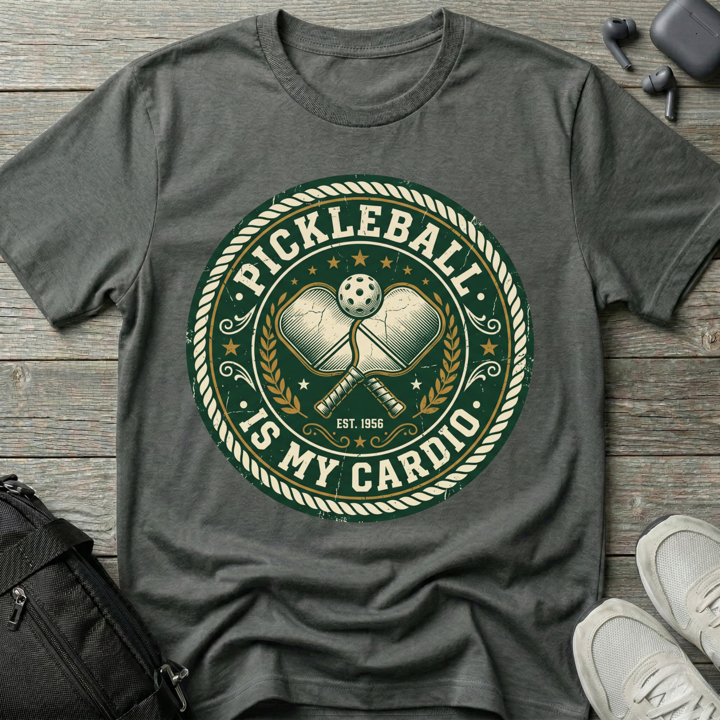 Pickleball T-Shirt — "Pickleball Is My Cardio"