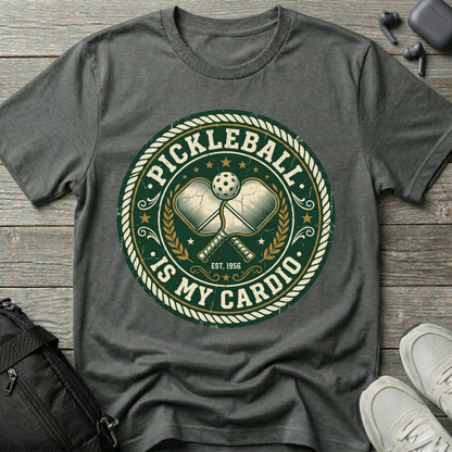 Pickleball T-Shirt — "Pickleball Is My Cardio"