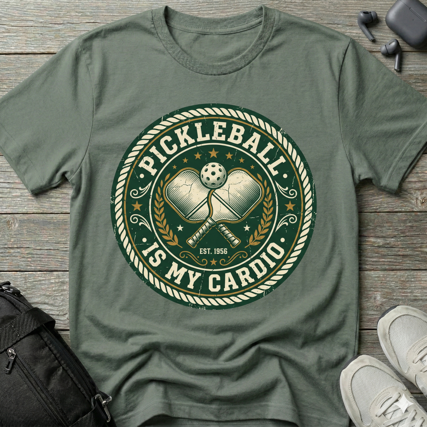 Pickleball T-Shirt — "Pickleball Is My Cardio"