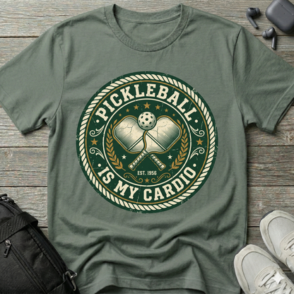 Pickleball T-Shirt — "Pickleball Is My Cardio"