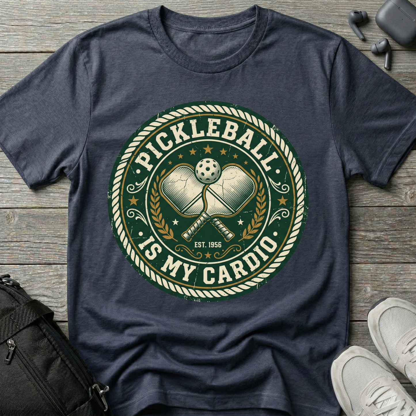 Pickleball T-Shirt — "Pickleball Is My Cardio"