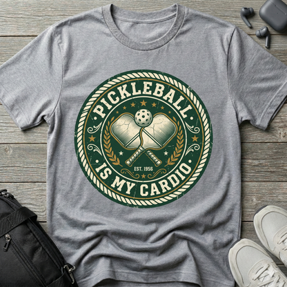 Pickleball T-Shirt — "Pickleball Is My Cardio"