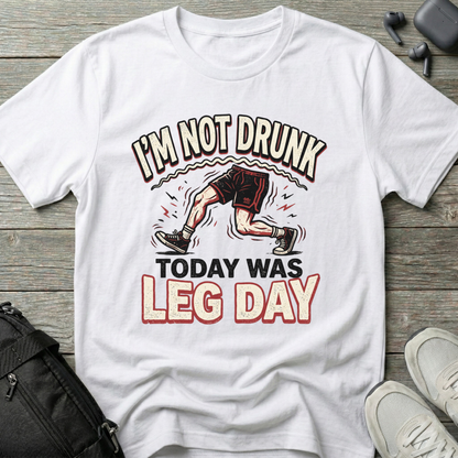 "I’m Not Drunk, Today Was Leg Day"  T-Shirt
