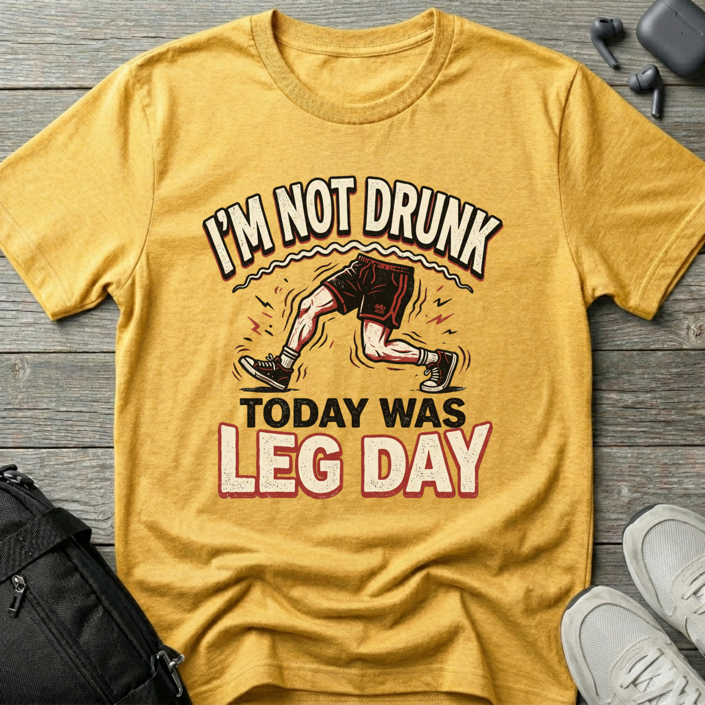 "I’m Not Drunk, Today Was Leg Day"  T-Shirt