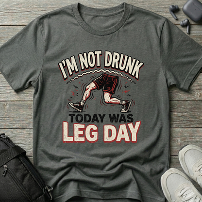 "I’m Not Drunk, Today Was Leg Day"  T-Shirt