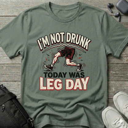 "I’m Not Drunk, Today Was Leg Day"  T-Shirt