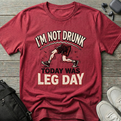 "I’m Not Drunk, Today Was Leg Day"  T-Shirt
