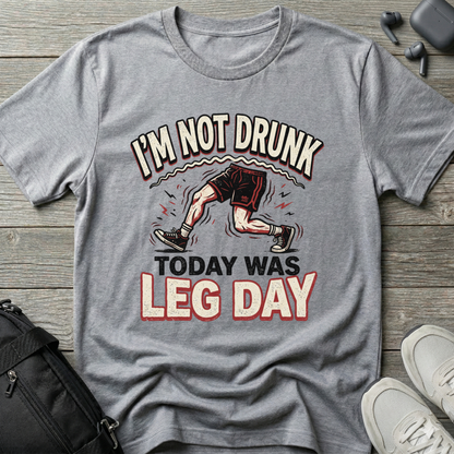 "I’m Not Drunk, Today Was Leg Day"  T-Shirt