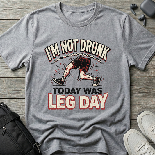 "I’m Not Drunk, Today Was Leg Day"  T-Shirt