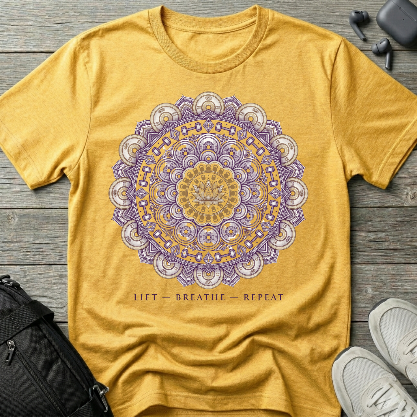 Lift-Breathe-Repeat  T-Shirt