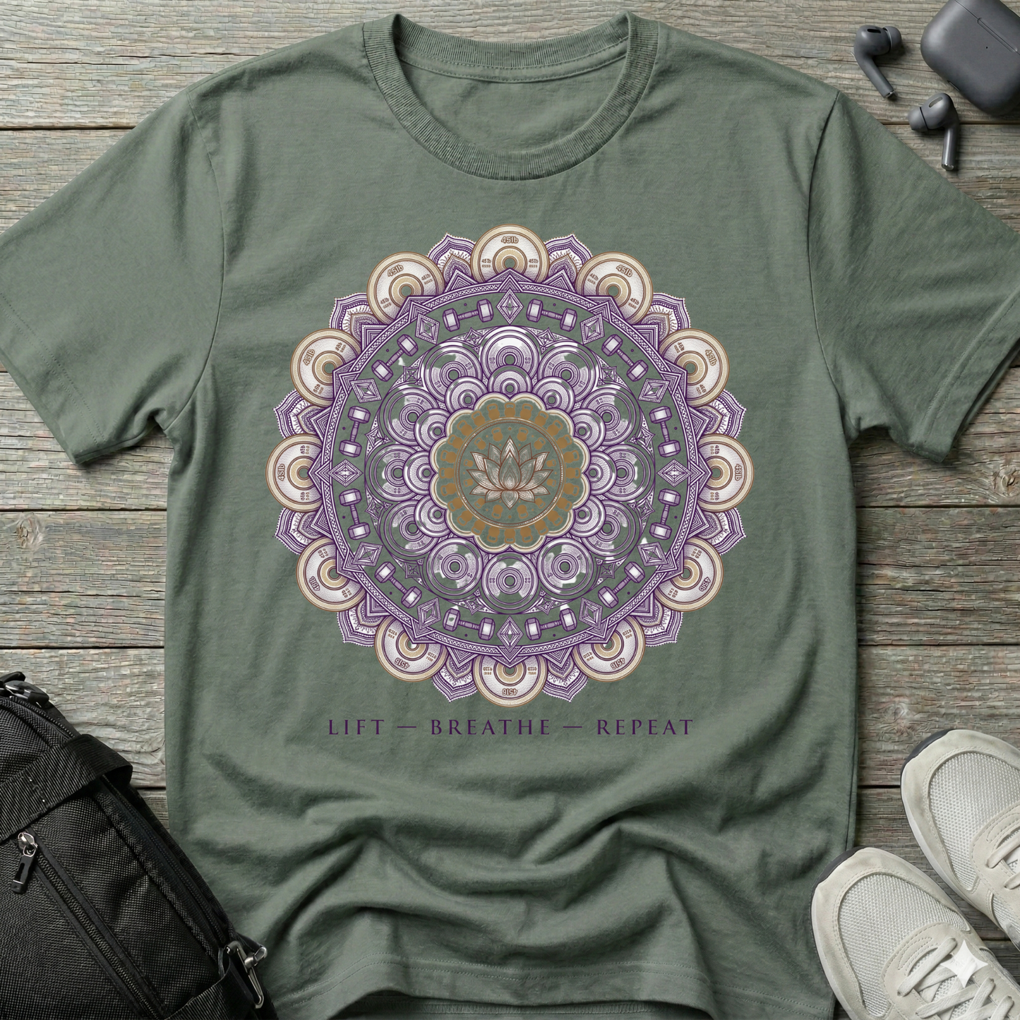 Lift-Breathe-Repeat  T-Shirt