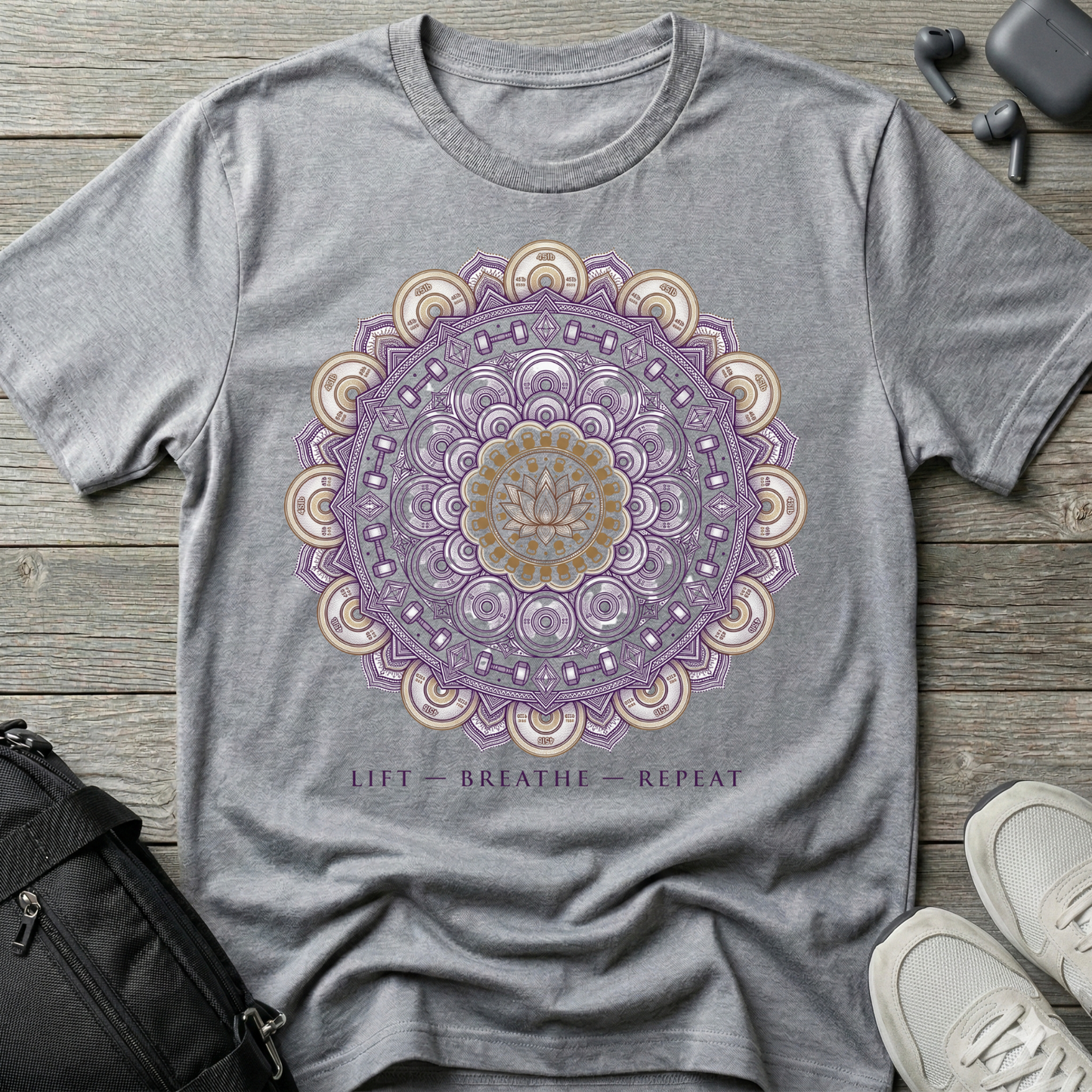 Lift-Breathe-Repeat  T-Shirt
