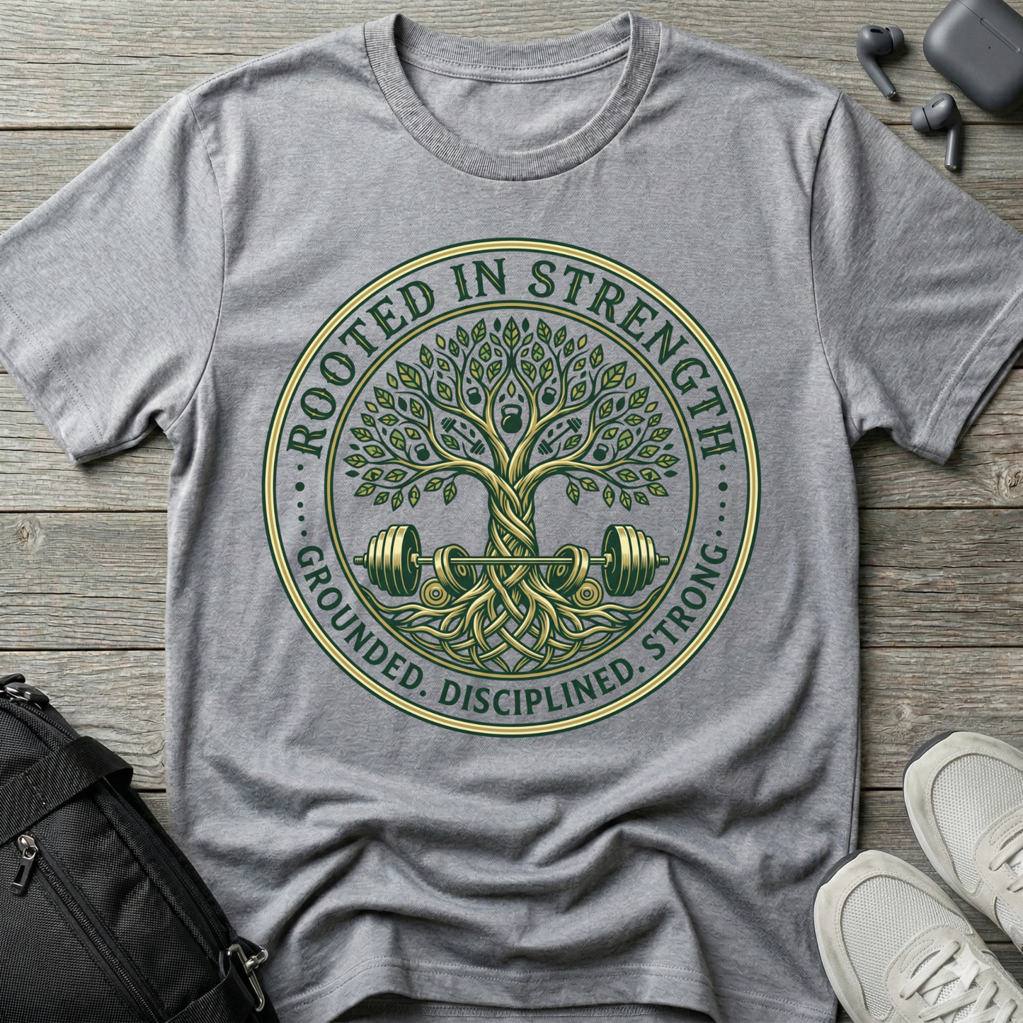 Rooted In Strength Tree  T-Shirt
