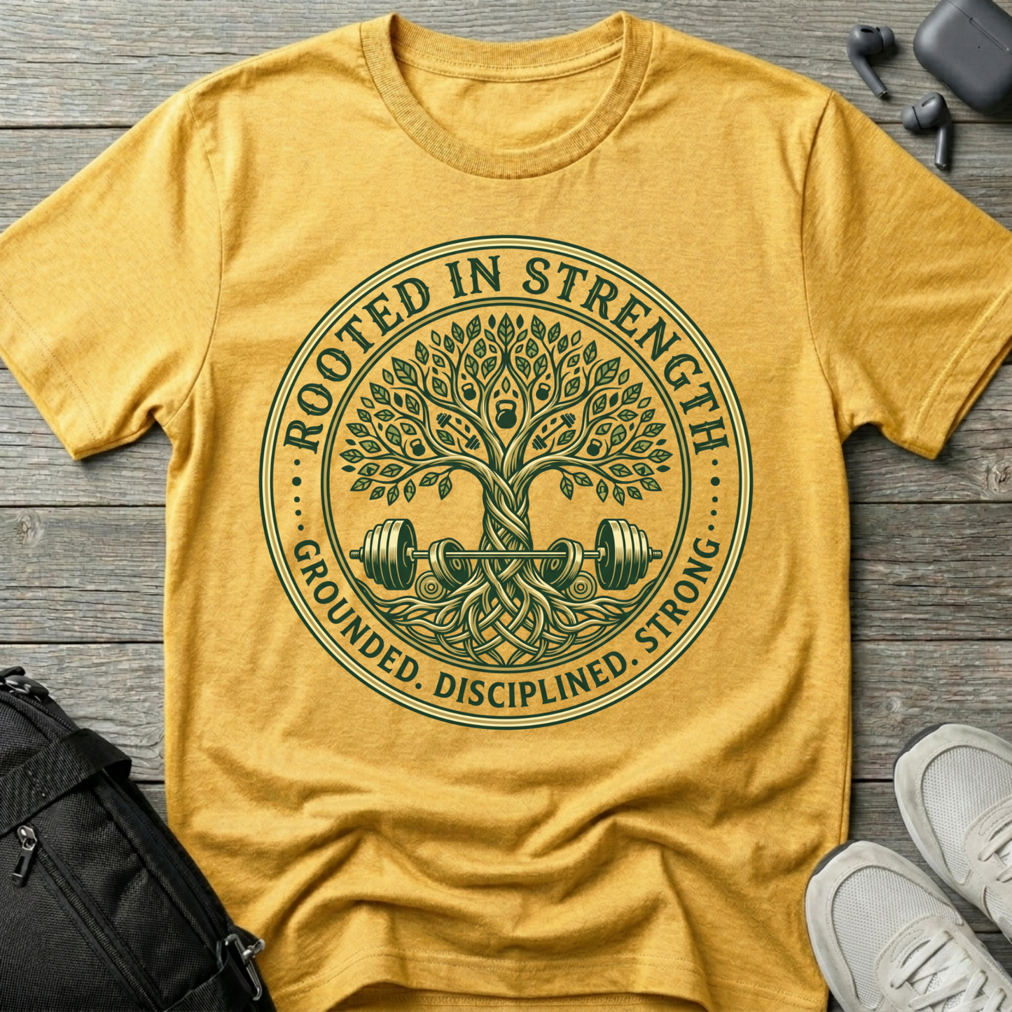 Rooted In Strength Tree  T-Shirt