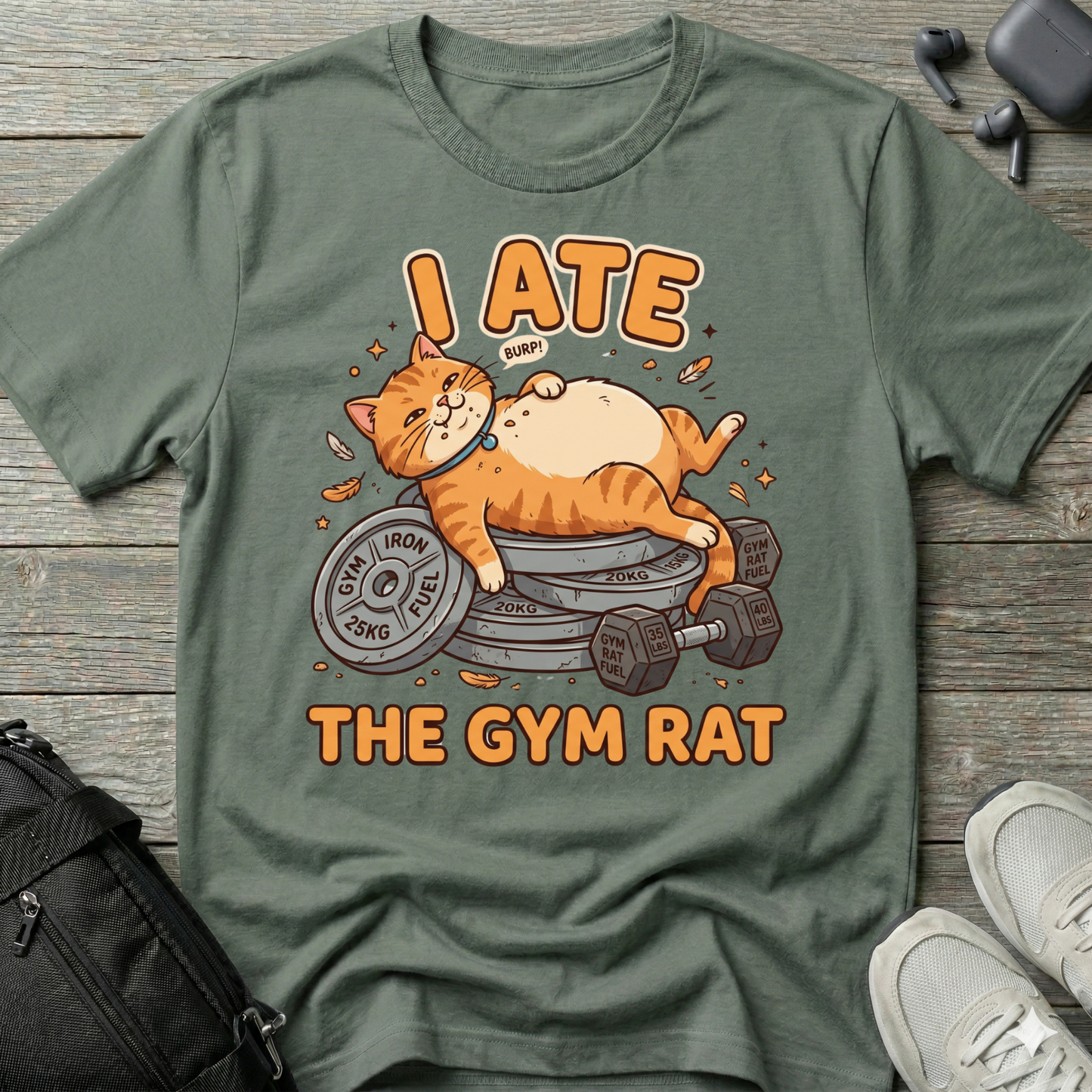 "I Ate The Gym Rat"  T-Shirt