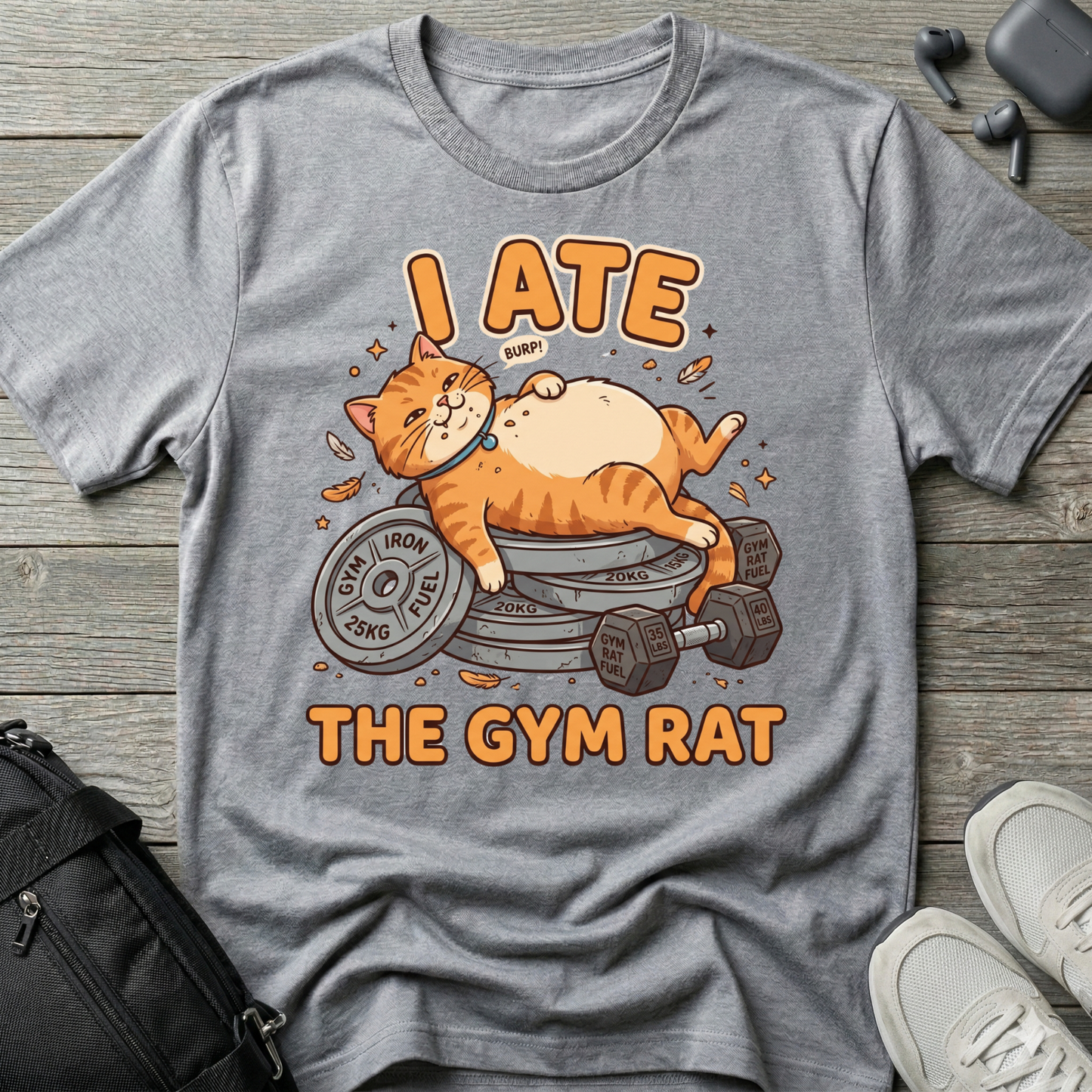 "I Ate The Gym Rat"  T-Shirt