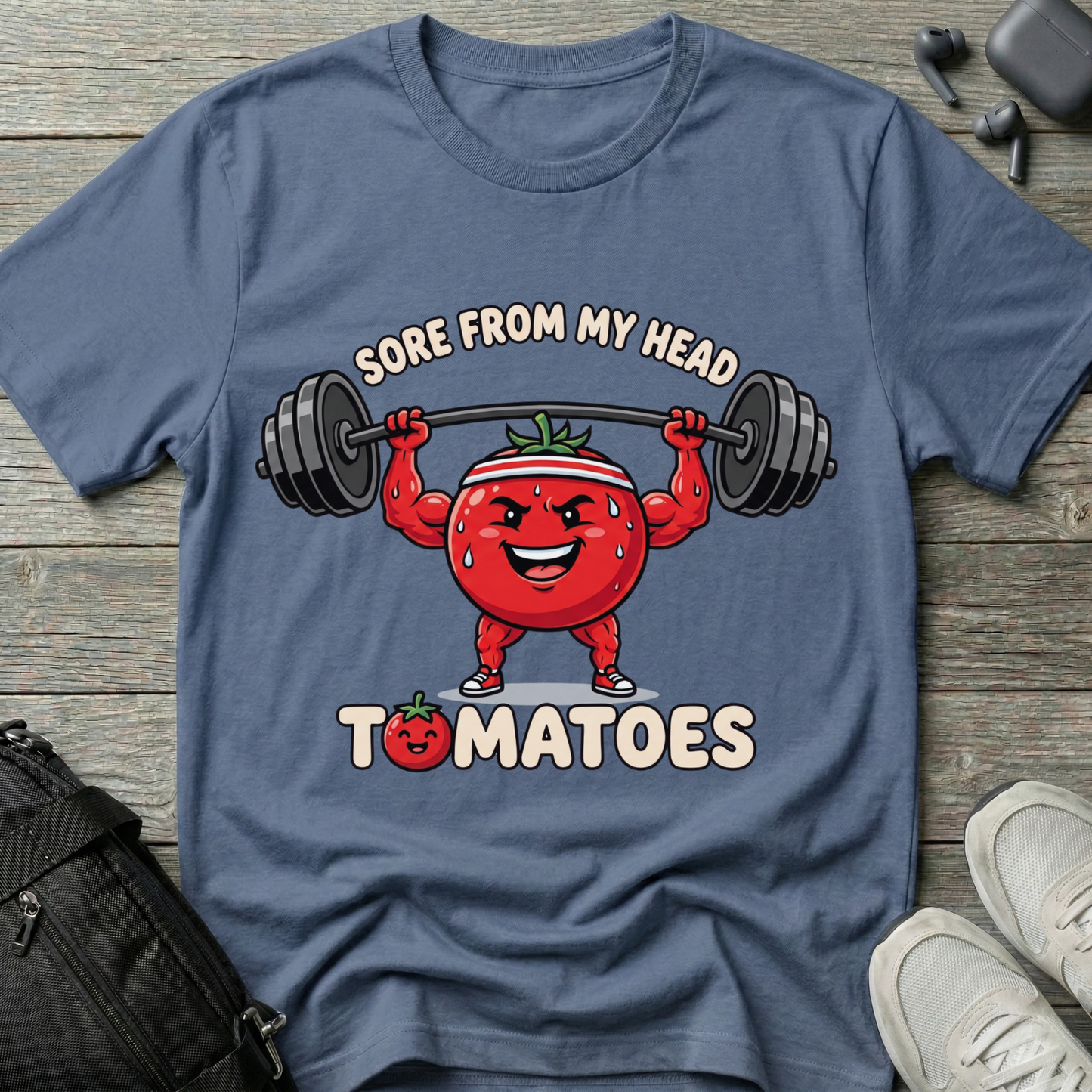 "Sore From My Head to Tomatoes"  T-Shirt