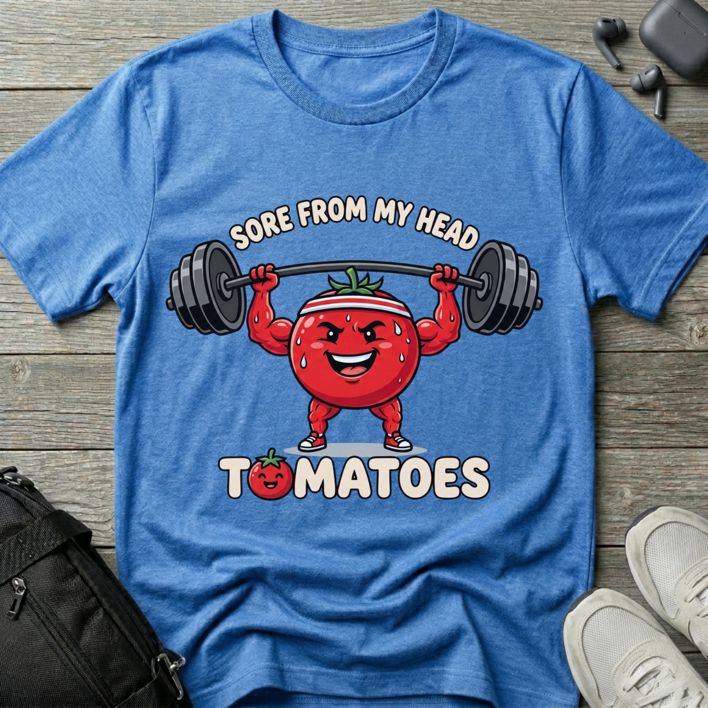 "Sore From My Head to Tomatoes"  T-Shirt