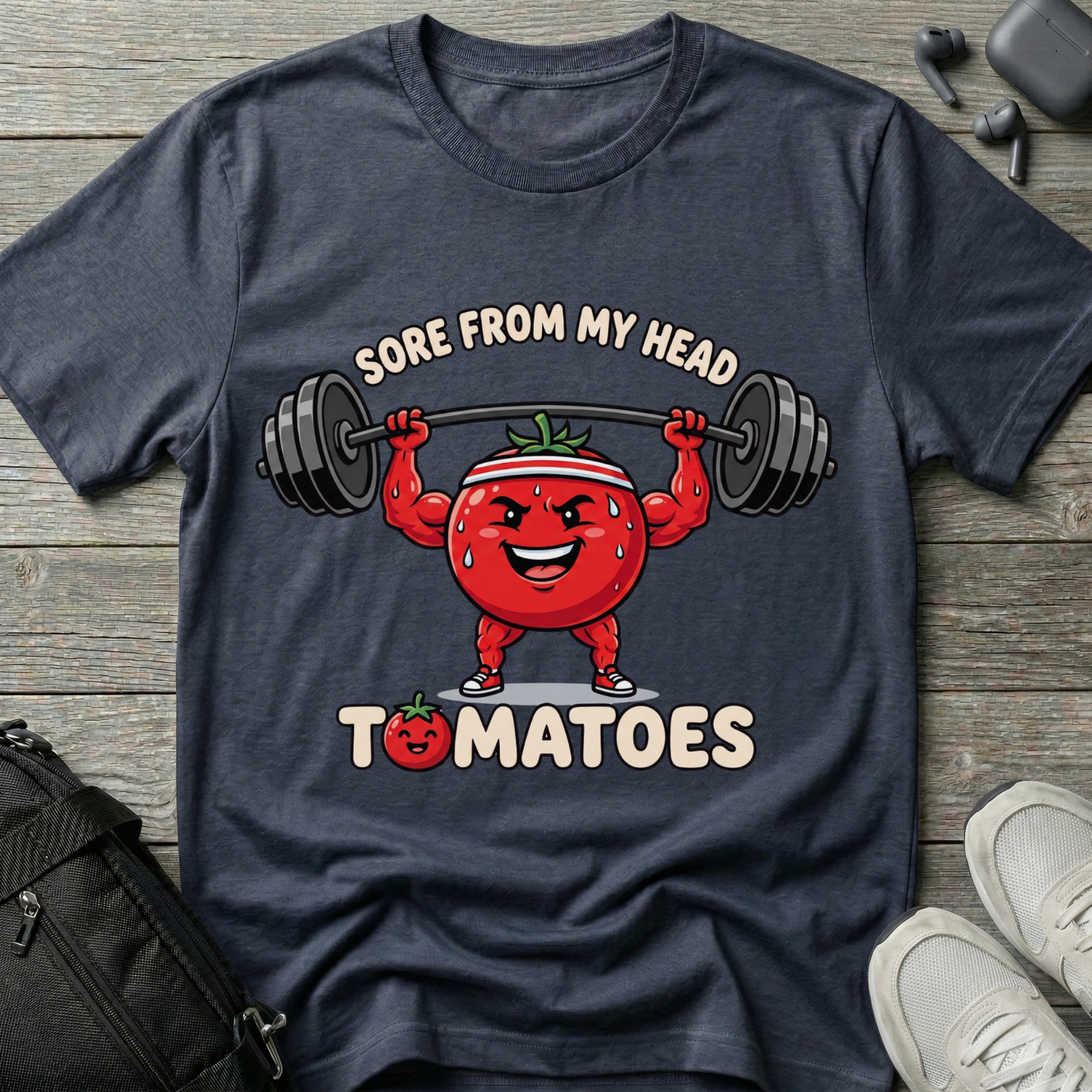 "Sore From My Head to Tomatoes"  T-Shirt