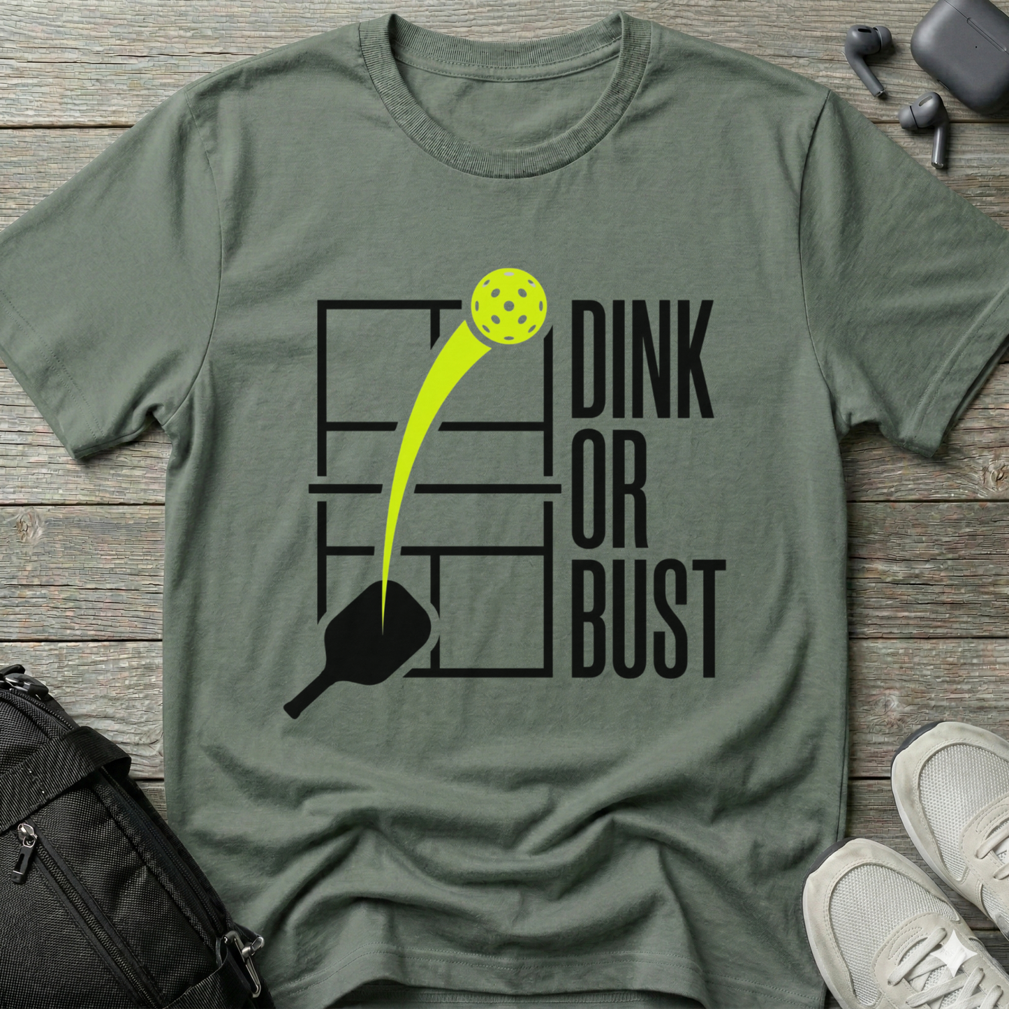 Pickleball 'Dink or Bust'  T-Shirt