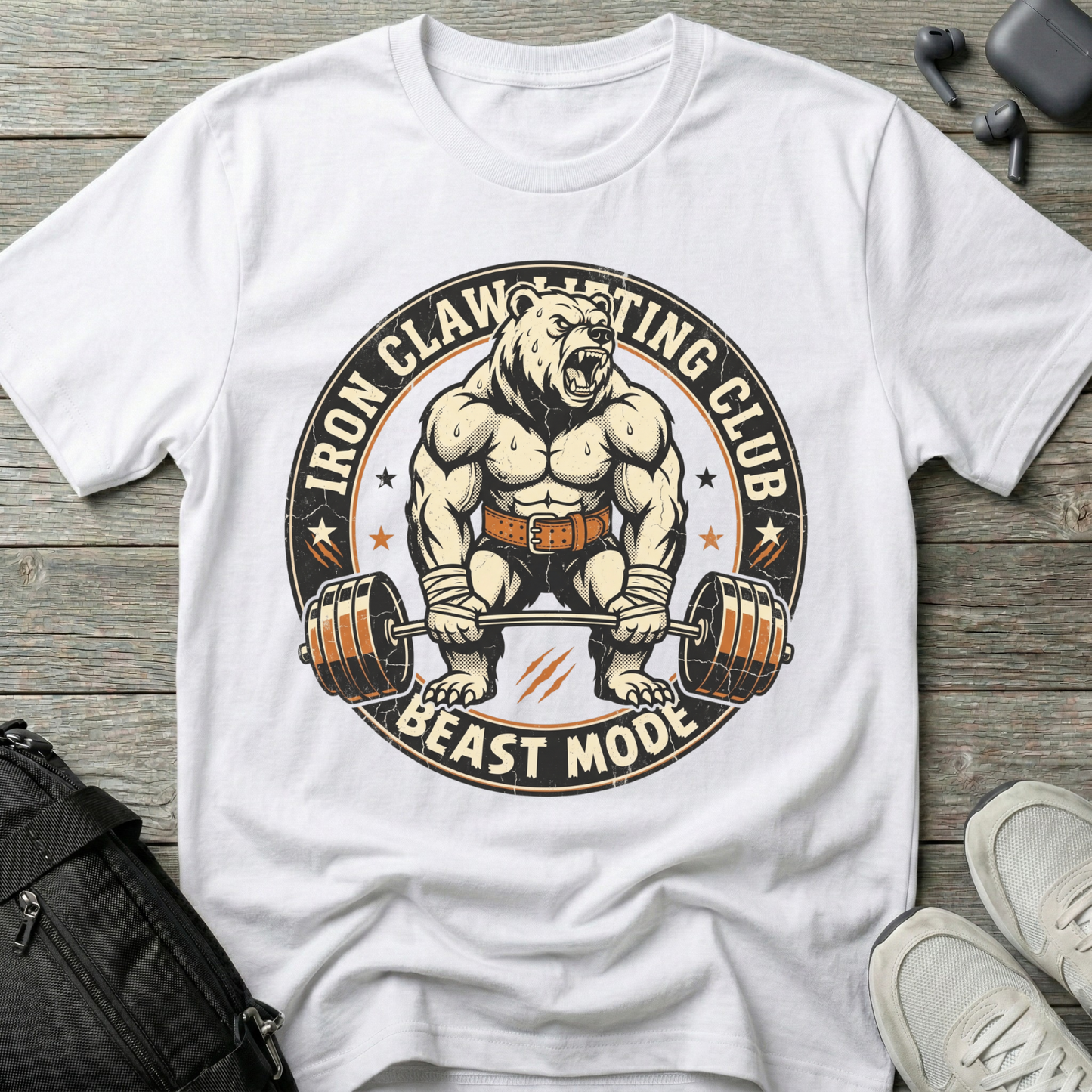 Iron Claw Lifting Club “Beast Mode”  T-Shirt