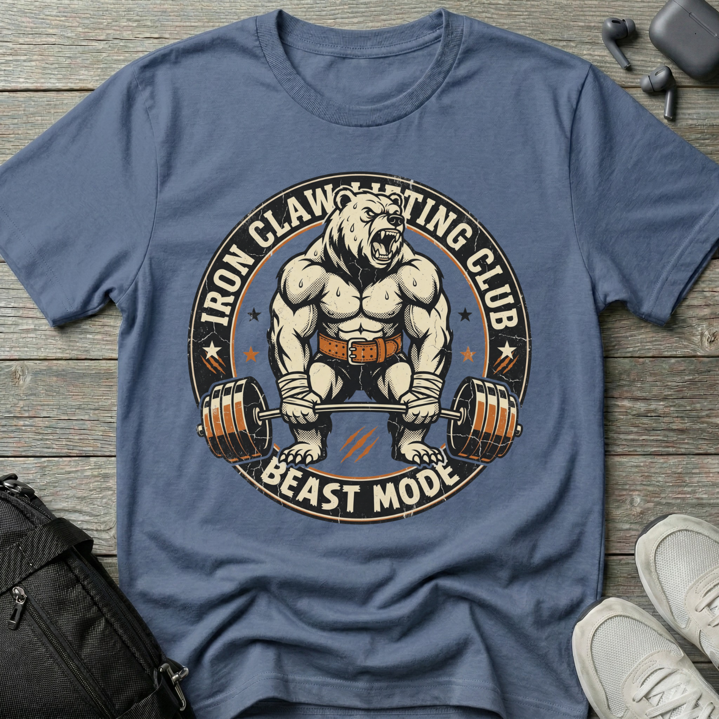Iron Claw Lifting Club “Beast Mode”  T-Shirt