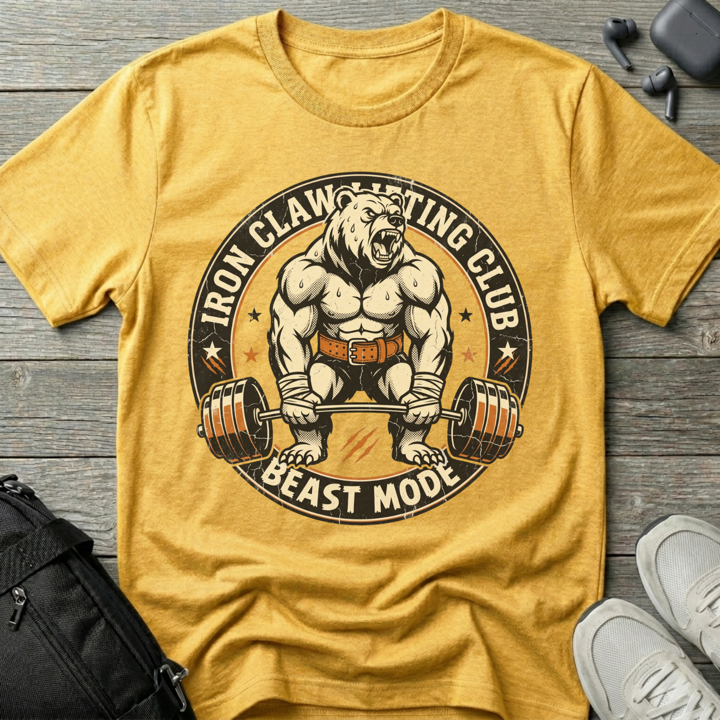 Iron Claw Lifting Club “Beast Mode”  T-Shirt