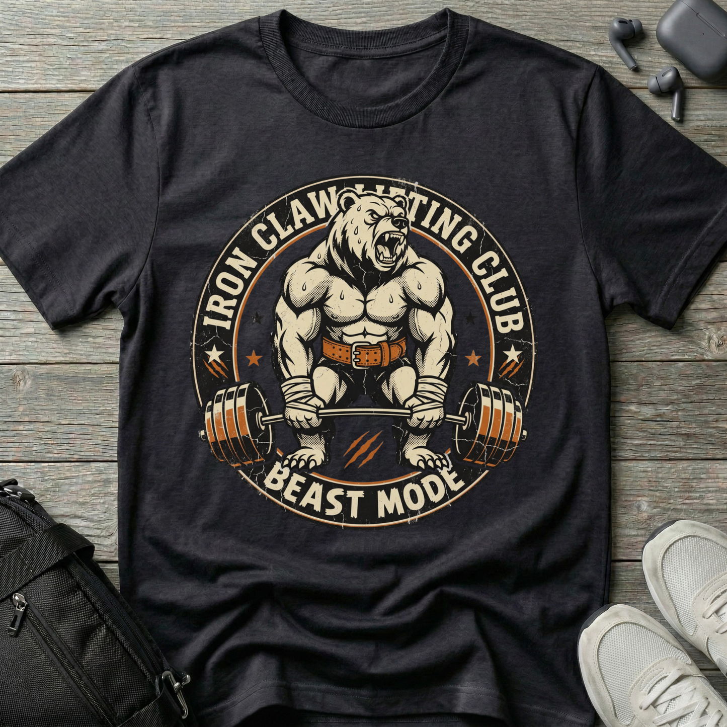 Iron Claw Lifting Club “Beast Mode”  T-Shirt