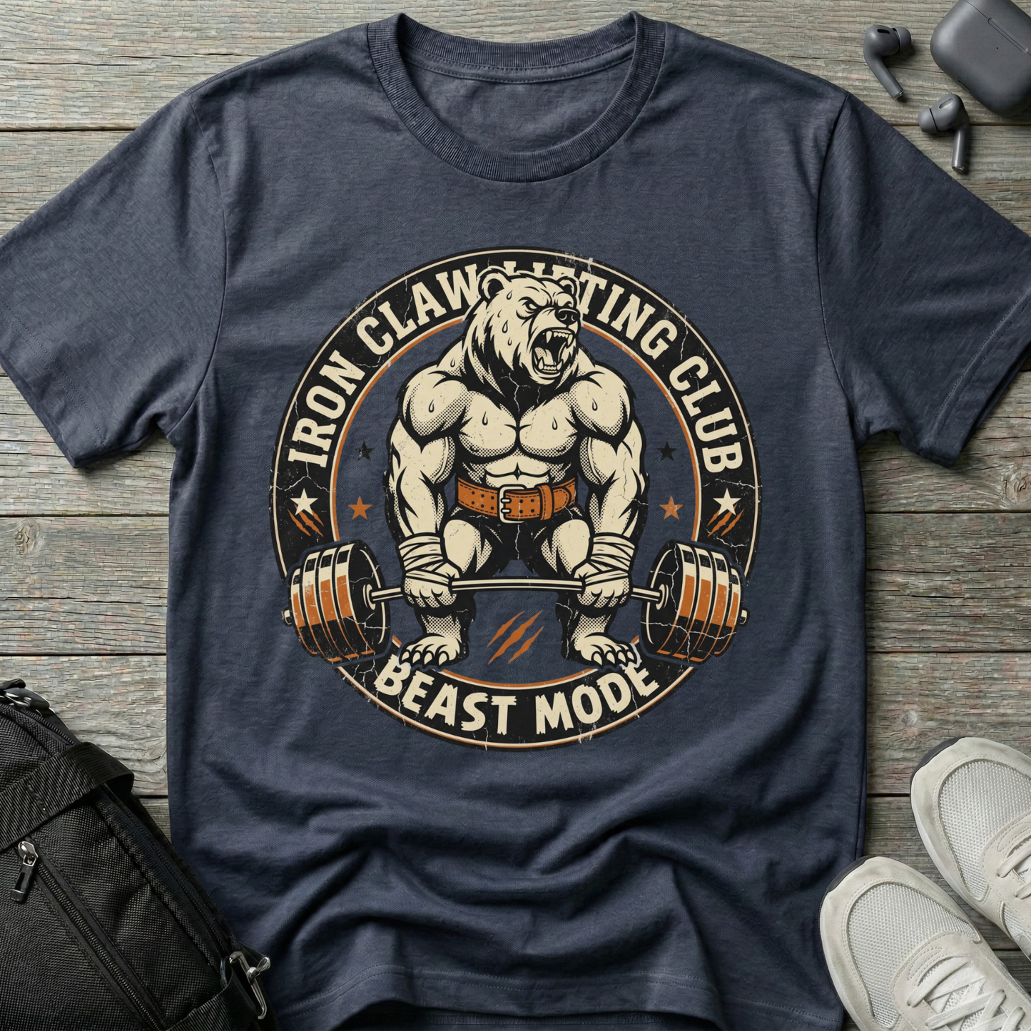 Iron Claw Lifting Club “Beast Mode”  T-Shirt