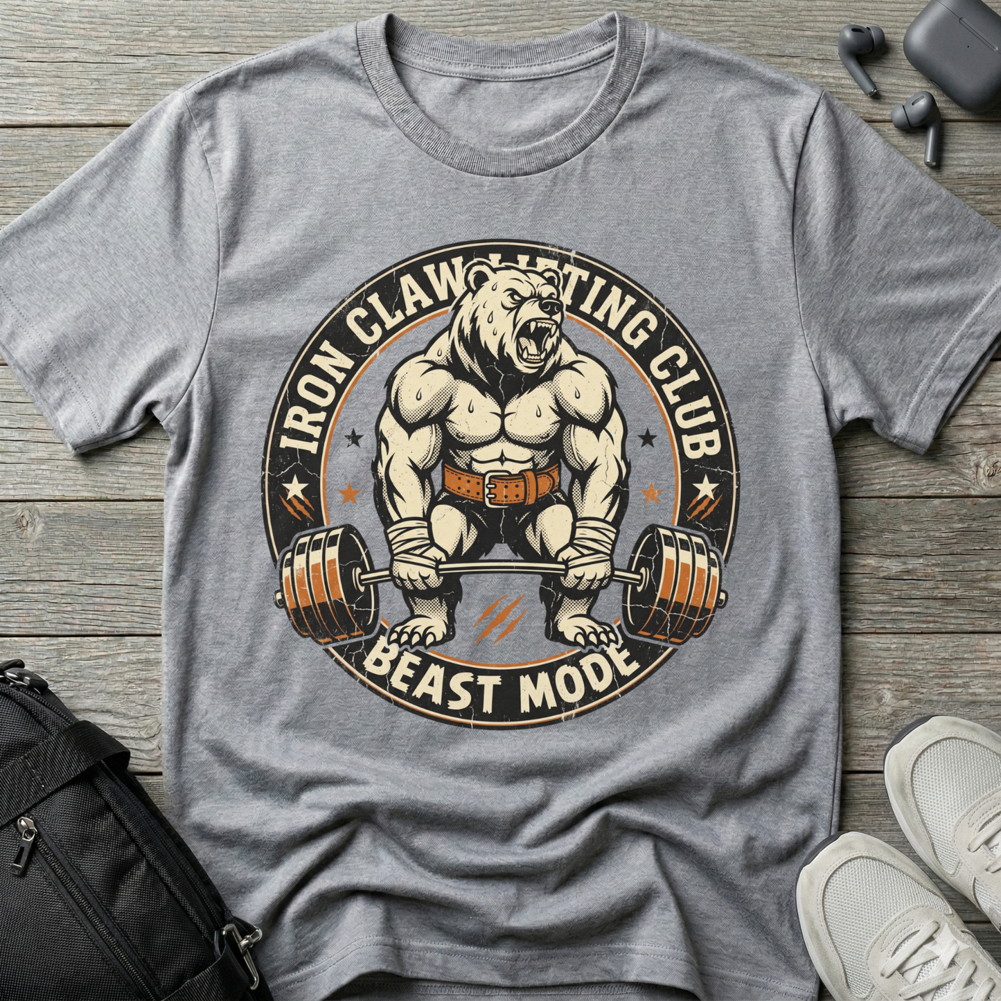 Iron Claw Lifting Club “Beast Mode”  T-Shirt