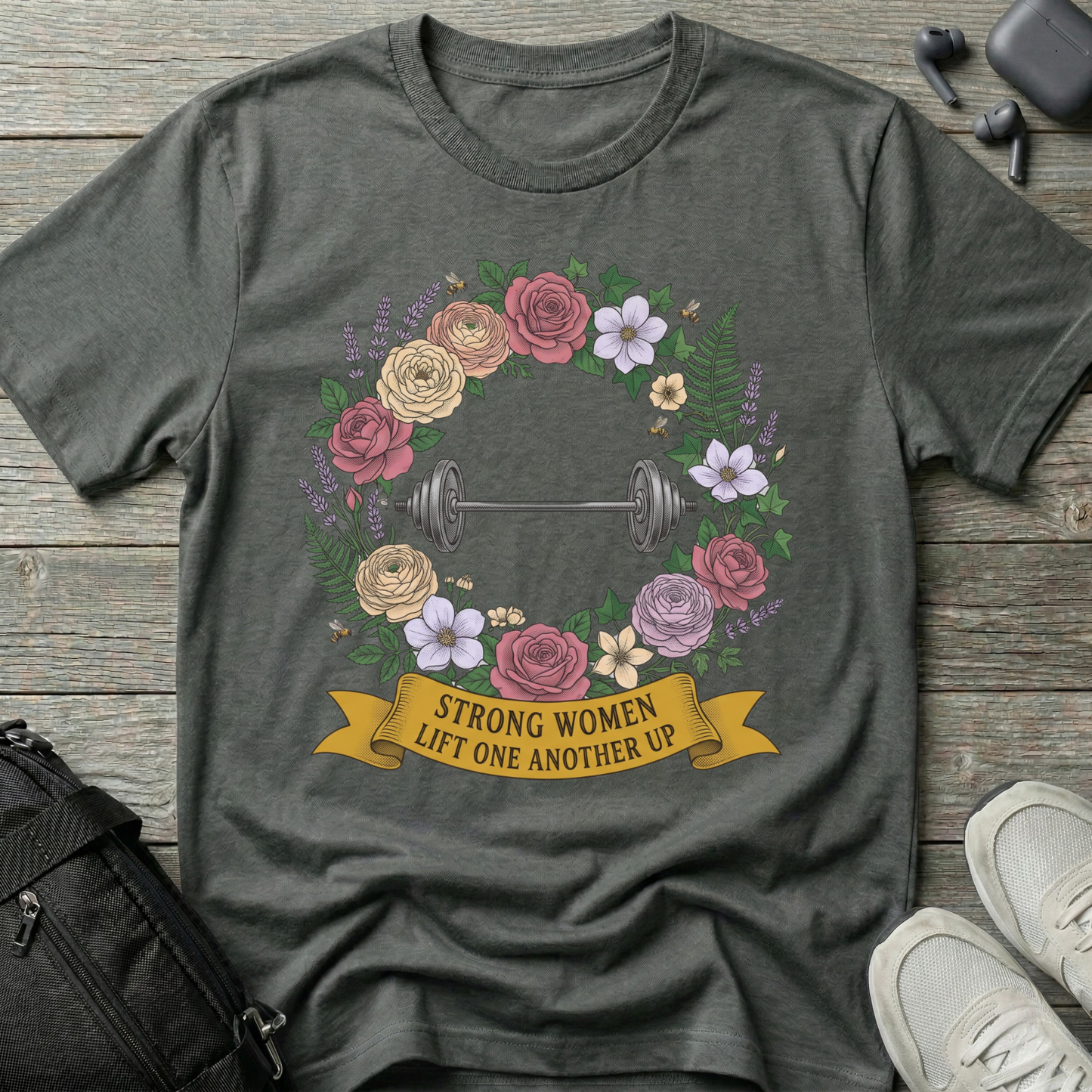Strong Women Lift One Another Up.  T-Shirt