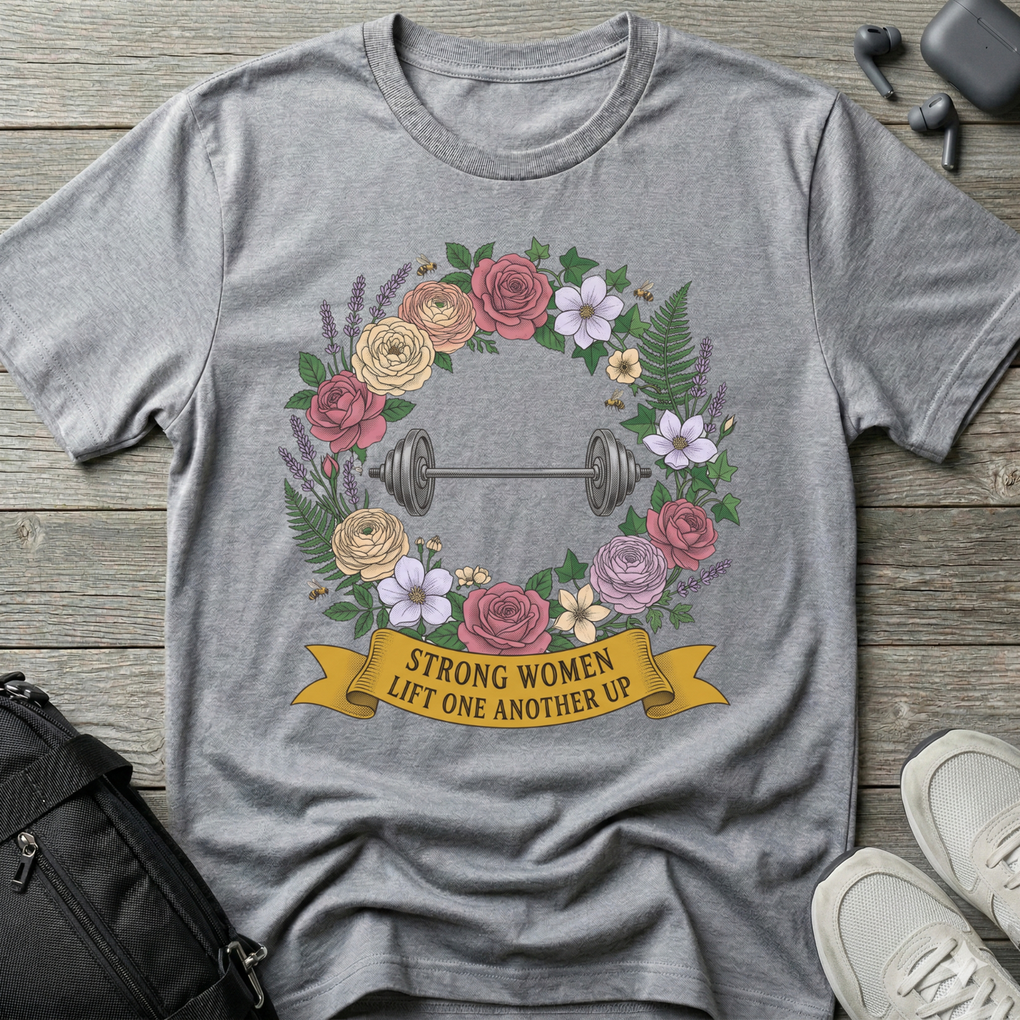 Strong Women Lift One Another Up.  T-Shirt