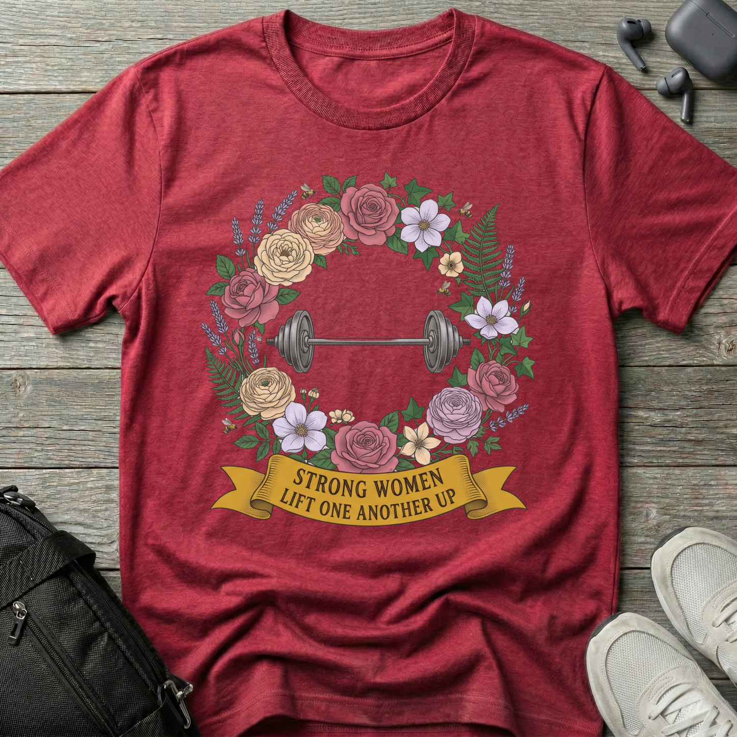 Strong Women Lift One Another Up.  T-Shirt