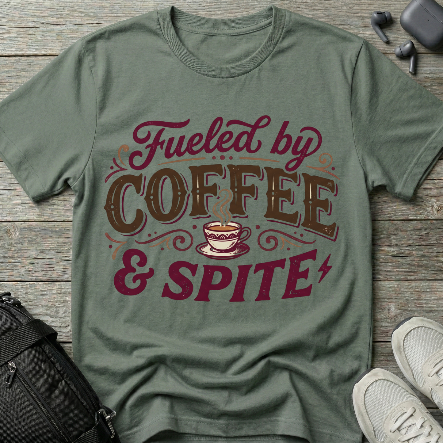 Fueled by Coffee & Spite T-Shirt